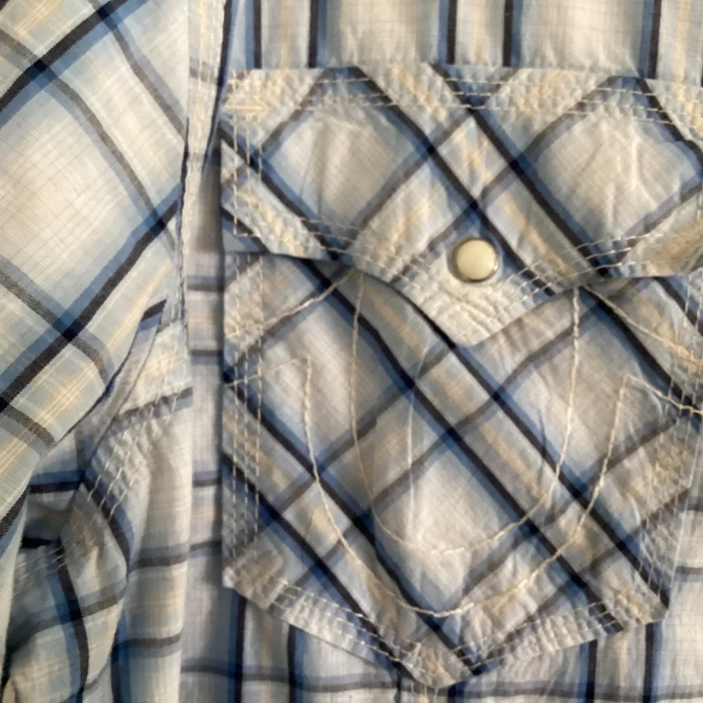 Men True Religion Plaid Shirt size XXXL
